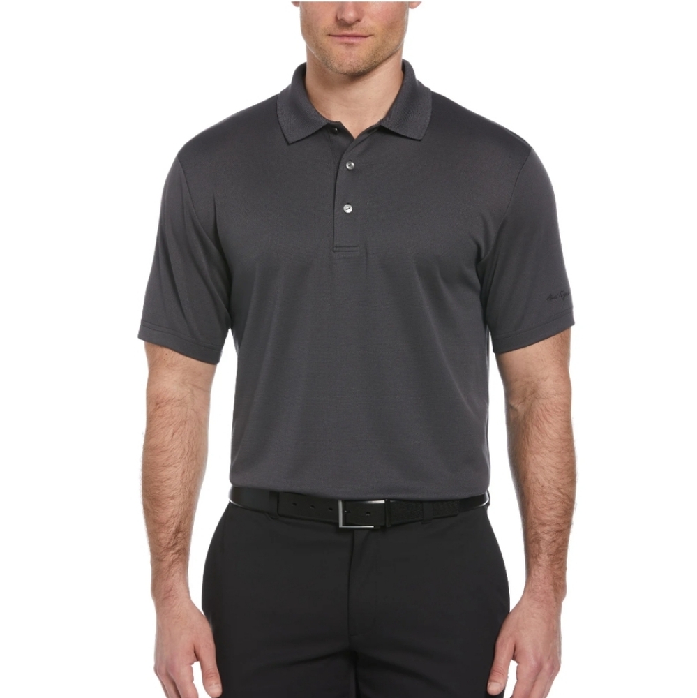 Ben Hogan Men's Gray Ventilated Performance Polo Size XL